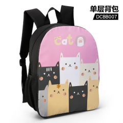2 Styles Neko Atsume Cartoon Custom Design Cosplay Cartoon Waterproof Anime Backpack Bag