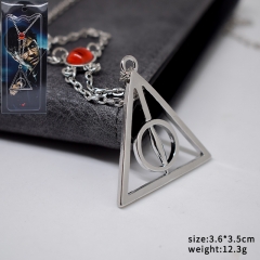 Harry Potter Deathly Hallows Cartoon Cute Anime Necklace