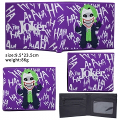 4 Styles The Joker PVC Cartoon Cute Anime Cosplay Purse Anime Wallet