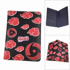 Naruto Japanese Cartoon Cosplay PU Anime Passport Cover Bag