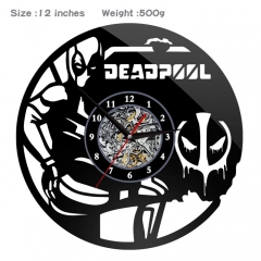 Deadpool PVC Anime Wall Clock Wall Decorative Picture
