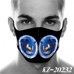 4 Styles Sonic Anime Mask Space Cotton Anime Print Mask