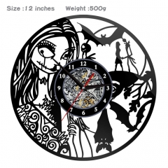 4 Styles The Nightmare Before Christmas PVC Anime Wall Clock Wall Decorative Picture