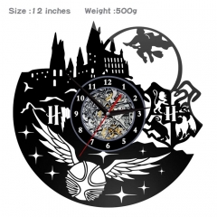 4 Styles Harry Potter PVC Anime Wall Clock Wall Decorative Picture