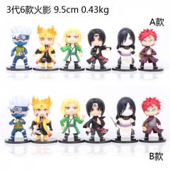 2 Styles Naruto 3 Generation Collection Anime PVC Figure (6pcs/set)