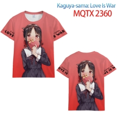 10 Styles Kaguya-sama : Love is War 3D Printing Short Sleeve Casual T-shirt （European Sizes）