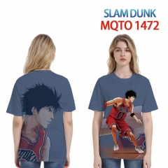 6 Styles Slam Dunk 3D Printing Unisex Short Sleeve Casual Anime T-shirt （European Sizes）