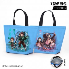 3 Styles Demon Slayer: Kimetsu no Yaiba Material Aluminum Foil Single Hand Bag Anime Bento Bag