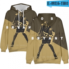 10 Styles Kobe Bryant For Adult and Children Famous Basketball Player 3D Cartoon Polyester Hooded Anime Hoodies