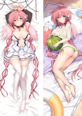 Sora no otoshimono Cartoon Sexy Girl Pattern Anime Soft Stuffed Long Pillow