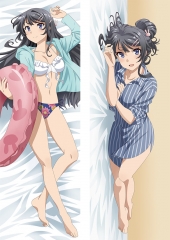 Seishun Buta Yarou Series Cartoon Sexy Girl Pattern Anime Soft Stuffed Long Pillow