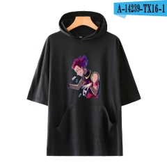 25 Styles 5 Colors For Adult HUNTER×HUNTER Cartoon 3D Printing Polyester Loose Anime Hooded T-shirt