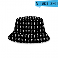 24 Styles Billie Eilish Fashion Unisex For Adult Children 3D Printing Cotton Anime Bucket Hat