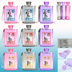 6 Styles SARAZANMAI Custom Design Color Printing Anime Hip Flask Cup 400ML