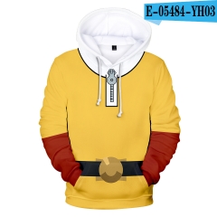 10 Styles One Punch Man For Adult Fashion Styles 3D Polyester Hooded Anime Hoodies