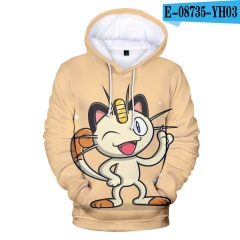 13 Styles Pokemon For Adult and Children Fashion Styles 3D Polyester Hooded Anime Hoodies