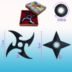 2 Styles Naruto Shuriken Rotatable Anime Sword Fidget Spinner