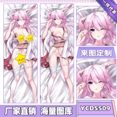 5 Styles 3 Sizes MmiHoYo/Honkai Impact Cartoon Sexy Pattern Customizable Anime Long Pillow