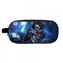 24 Styles Alita: Battle Angel For Student Double Layer Polyester Anime Pencil Bag