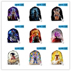 36 Styles Dragon Ball Z Canvas Colorful Cartoon Anime Backpack Bag