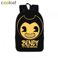 26 Styles Bendy and the Ink Machine Unisex For Teenager Colorful Printing Polyester School Bag Anime Backpack Bag