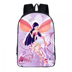 8 Styles Winx Club Unisex For Teenager Colorful Printing Polyester School Bag Anime Backpack Bag