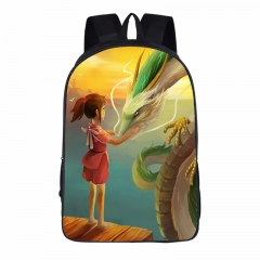 7 Styles Spirited Away Unisex For Teenager Colorful Printing Polyester School Bag Anime Backpack Bag