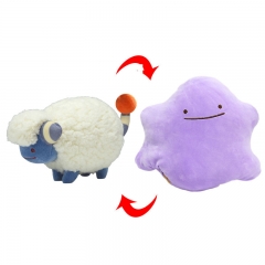 Pokemon Mareep Cos Ditto Two Sides Cartoon Character Collection Doll Anime Plush Toy Pillow