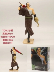 20CM One Piece Sir Crocodile Character Cartoon Model Toy Anime PVC Figure 20cm