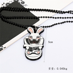 Crazy Rabbit Anime Alloy Necklace