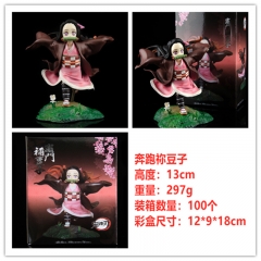 Demon Slayer: Kimetsu no Yaiba Running Kamado Nezuko Character Collection Toy PVC Anime Figure Toys 13cm