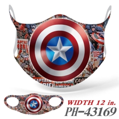 7 Styles Marvel Series Anime Mask Space Cotton Anime Print Mask