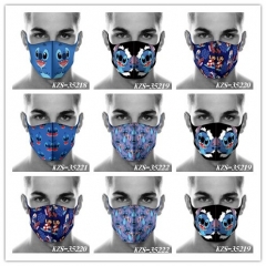 5 Styles Lilo & Stitch Anime Mask Space Cotton Anime Print Mask