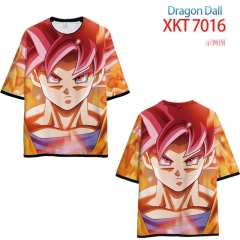20 Styles Dragon Ball Z Newest Design Unisex Polyester Loose Anime T-shirt