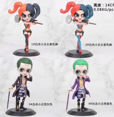 4 Styles Suicide Squad Big Eyes Movie Character Collectible Toys Anime PVC Figure