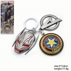 The Avengers Captain America Ant-Man Fashion Jewelry Anime Alloy Keychain