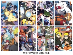 Naruto Decorative Wall Collection Cartoon Printing Paper Anime Poster (Set)