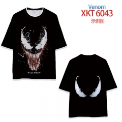 4 Styles Venom Movie Cosplay Newest Design Unisex Polyester Loose Anime T-shirt