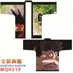 5 Styles HUNTER×HUNTER Free Size Japanese Clothes Color Printing Polyester Anime Kimono