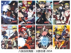Naruto Decorative Wall Collection Cartoon Printing Paper Anime Poster (Set)