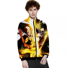 5 Styles One Punch Anime Zipper Sweater 3D Hoodie