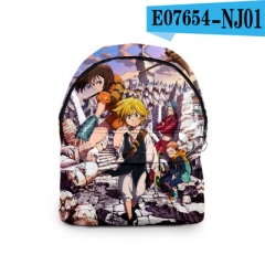 14 Styles The Seven Deadly Sins Cartoon 3D Designs Unisex Anime Backpack Bag