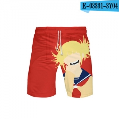 13 Fashion Styles My Hero Academia Cartoon 3D Printing Unisex Anime Short Beach Pants