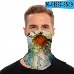 11 Styles The Promised Neverland Customizable Design Polyester Multifunctional Anime Magic Turban+Face Mask