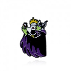 Maleficent Movie Cosplay Pattern Decorative Anime Alloy Brooch