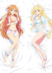 Sword Art Online Cartoon Body Bolster Soft Long Print Sexy Girl Pattern Pillow 50*150cm