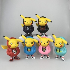 6 Styles Pokemon Pikachu  Anime Figure Collection Toy 10cm