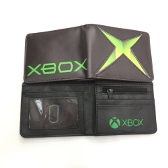 X-BOX Game Pattern Cosplay PU Coin Purse Anime Wallet
