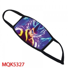 9 Style Dragon Ball Z Cartoon Pattern Color Printing Space Cotton Anime Mask