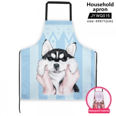 5 Styles Animal Cute Pattern For Kitchen Waterproof Material Anime Household Apron